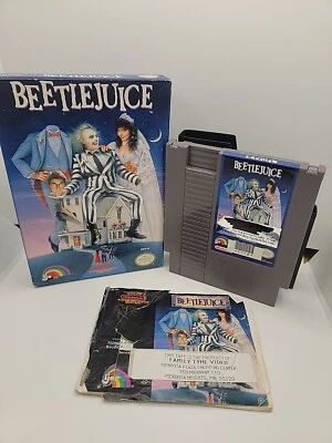Beetlejuice (Nintendo Entertainment System, 1991) NES COMPLETO con manual de caja Foto 1 de 4