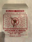 Vintage Texaco Delivery Ticket Box, Sigvaldson & Neiman Longmont Colorado
