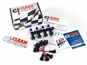 BOSCH 1000cc EV14 Fuel Injectors OBD0 OBD1 D16 H22 B Series Civic Integra Honda - Picture 1 of 2