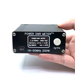 Medidor SWR Pro 200W Potencia 1.6-50MHz HF PWR Medidor SWR con Pantalla OLED de 1.29 Pulgadas - Imagen 1 de 7