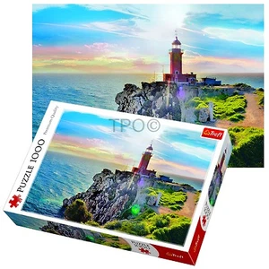 Trefl 1000 Piece Adult Large Melagavi Lighthouse Greece Jigsaw Puzzle NEW - Picture 1 of 3