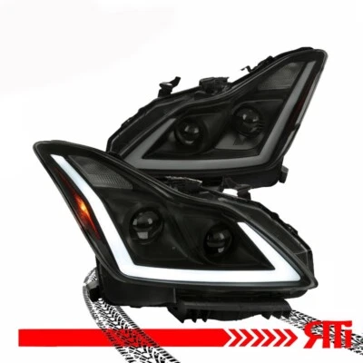 Faros HID para proyector ahumado de actualización para modelos Infiniti G37 Q60 cupé 2d Foto 1 de 4