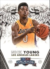 2013-14 Panini Crusade Los Angeles Lakers Basketball Card #22 Nick Young