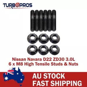 High Tensile Turbo Stud Kit For Nissan Navara D22 ZD30 3.0L - Picture 1 of 5