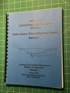 Construction Geology Report for Batu Dam by Mark McKeown - Picture 1 of 6