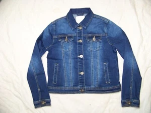Girls Copper Key Denim Jacket - Size M - Picture 1 of 7