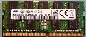 Samsung M474A1G43DB0-CPB 8GB DDR4-2133 PC4-17000 ECC SODIMM Server Memory RAM - Picture 1 of 1