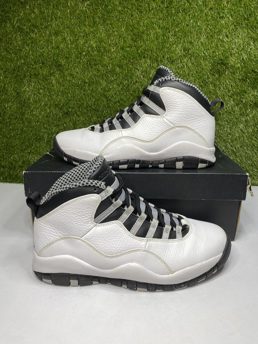 NIKE Air Jordan 10 レトロ スティール グレイ 28.5 Air Jordan 10 Retro Men's Shoe. Nike CA