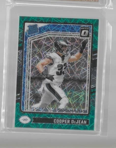 2024 Donruss Optic Football Cooper DeJean #221 Teal Velocity Rated Rookie RC - Picture 1 of 2