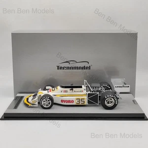 Tecnomodel 1/18 Mythos March 761 OVORO #35 1976 Swedish GP Arturo Merzario Resin - Picture 1 of 16