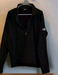The North Face giacca pile mezza zip uomo L nero caldo leggero outdoor - Foto 1 di 7