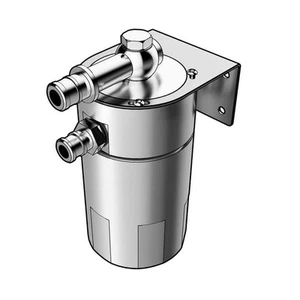 SAAS Oil Catch Can 4x4 Baffled Billet (Polished) 500mL ST1015 - Picture 1 of 1
