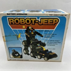Robot Jeep Transformer 1985 Smartoy Box Giant Junior 3 in 1 Smart Toy Box FUNKTIONIERT - Bild 1 von 5