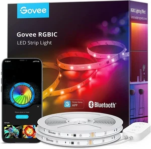Govee RGBIC LED Strip 20M, Bluetooth LED Streifen, Segmentcontrol, Musik Sync, 6 - Bild 1 von 10