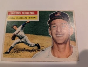 1956 Topps - Herb Score #140 White Back (RC) - Bild 1 von 2