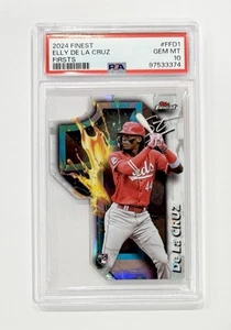 2024 Topps Finest Elly De La Cruz Firsts Die Cut RC #FFD-1 PSA 10 Gen Mint Reds - Picture 1 of 1