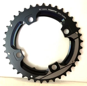 SRAM Truvativ MTB X0 X9 2x10 velocidades 38T CADENA 104 BCD sin pin - Imagen 1 de 2