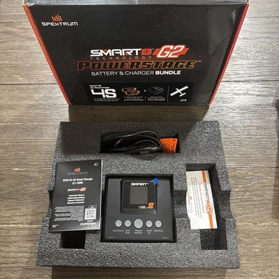 Spektrum XPSA500 Smart G2 PowerStage S250 2x50W AC Charger-CHARGER ONLY-OPEN BOX - Image 1 of 4