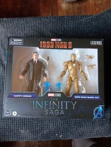 Marvel Legends Infinity Saga Happy Hogan & Iron Man Mark XXI - Bild 1 von 7