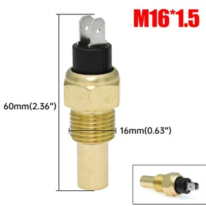 Sensor de temperatura del agua aleación de aluminio estable M16*15 sensor de temperatura del agua reemplazo - Imagen 1 de 7