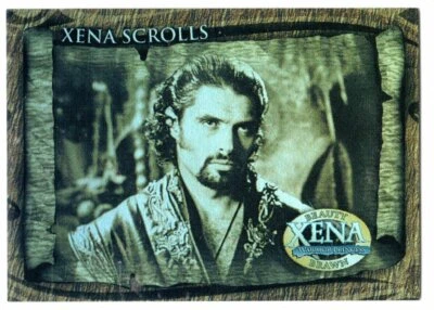 XENA BEAUTY & BRAWN XENA SCROLLS INSERT TRADING CARD XS5 KEVIN SMITH ARES - Image 1 of 2