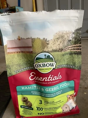 2 Bags Of Hamster/rodent Food. Oxbow And Kaytee Foto 1 de 4
