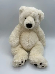 Russ Berrie Creamsicle Eister Teddybär Plüsch 12 Zoll - 16 Zoll sitzend flauschig weiß - Bild 1 von 10