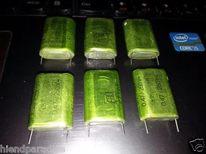 6 un. TAPAS ERO KT1807 0.47UF 470nF 250V 5% PARA AMPLIFICADOR DE TUBO DE ALTA GAMA - ¡REEMPLAZO DE MOSTAZA! - Imagen 1 de 2