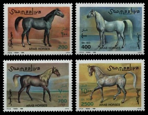 Somalia 1996 - Mi-N.o 588-591 ** - Estampillada sin montar o nunca montada - caballos/caballos - Imagen 1 de 1