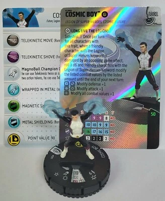 HEROCLIX COSMIC BOY 001 + Legacy 卡 L001 — 第 1/2 张图片