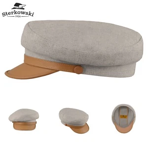 Sterkowski DANUBE MOD 7 Leinen Sommer bretonische Mütze griechischer Fischer Matrose beige - Bild 1 von 7