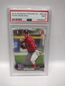 ⚾Graded RC 2016 1st Bowman Yoan Moncada #BP148 PSA 9 Rookie Boston Red Sox - Picture 1 of 5