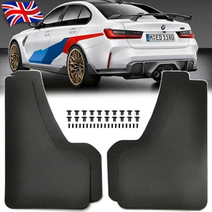 Splash Guards Mud Flaps For BMW 1 2 3 4 5 7 Series X3 X4 X5 M3 M4 M5 M6 M Sport - Picture 1 of 10
