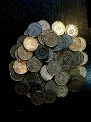 SINGAPUR 10 CENTAVOS KM-3 X 100 Piezas Lote 1967-1985 CABALLO MARINO MONEDA DINERO MONEDA Foto 1 de 3