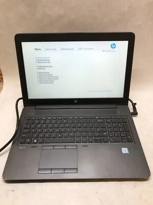 HP ZBook 15 G3 15" Intel i7-6700HQ 2.6GHz 8GB RAM NO HDD/OS Missing Parts - - DW - Image 1 of 4