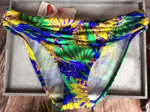 Bnwt Designer Lise Charmel Feather Print Bikini Bottoms Uk Xs Uk 10 New - Picture 1 of 3