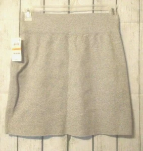 Bar III Women's Terry Gray Cotton Raw Hem Mini Skirt - Small - Picture 1 of 2