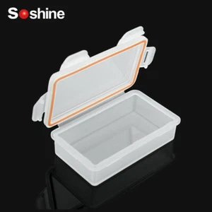 1Pcs Box Plastic Battery Soshine Storage 18650 Case With Hook For 18650 Cells - Picture 1 of 16