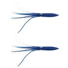 2 Pieces Of Soft Plastic Hollow Squid Skirts Fishing Lures, Lifelike