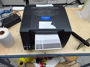 PRINTS LINES Citizen CLS-521 Direct Thermal Label Barcode Printer USB BLACK - Bild 1 von 3