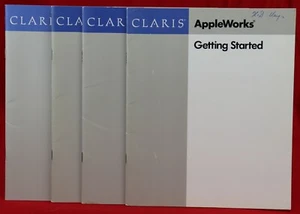 Apple IIe IIc IIgs Claris AppleWorks 3.0 Getting Started Manual U9-60-004A - Picture 1 of 12