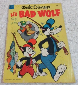 Walt Disney Li'l Bad Wolf Four-Color 473 #2 (VG 4.0) 1953, 30% off Guide = $8.40 - Picture 1 of 2