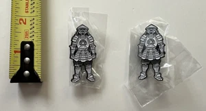 STAR WARS MEISHO BANDAI TAMASHII NATION ENAMEL PINS ASHIGARU STORMTROOPER X 2 - Picture 1 of 1