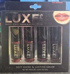 Style Essentials: Luxe Lips- Glossy Stain (The Berries) 4 Pk. - Picture 1 of 5