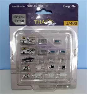 Fantasy Wings Thai Airways Cargo Set 1:400 Accessories Pre-built Model - Afbeelding 1 van 16