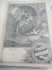 The Carrier Dove 1887+1889 Full Year Bound/Spiritualism/Reform Journal RARE