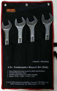 Valley 4pc SAE Combination Wrench Set 1-5/16" - 1-1/2" - Picture 1 of 2