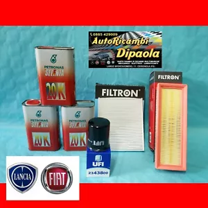 KIT TAGLIANDO FIAT 500 PANDA 169 312 1.2 BENZINA 44 51 KW 60 69 CV SELENIA+FILTR - Foto 1 di 2