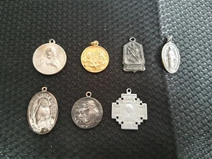Vintage Catholic Pendants / Rosary - Picture 1 of 2
