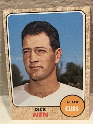 1968 Topps Baseball #591 Dick Nen EXMT - Image 1 of 2
